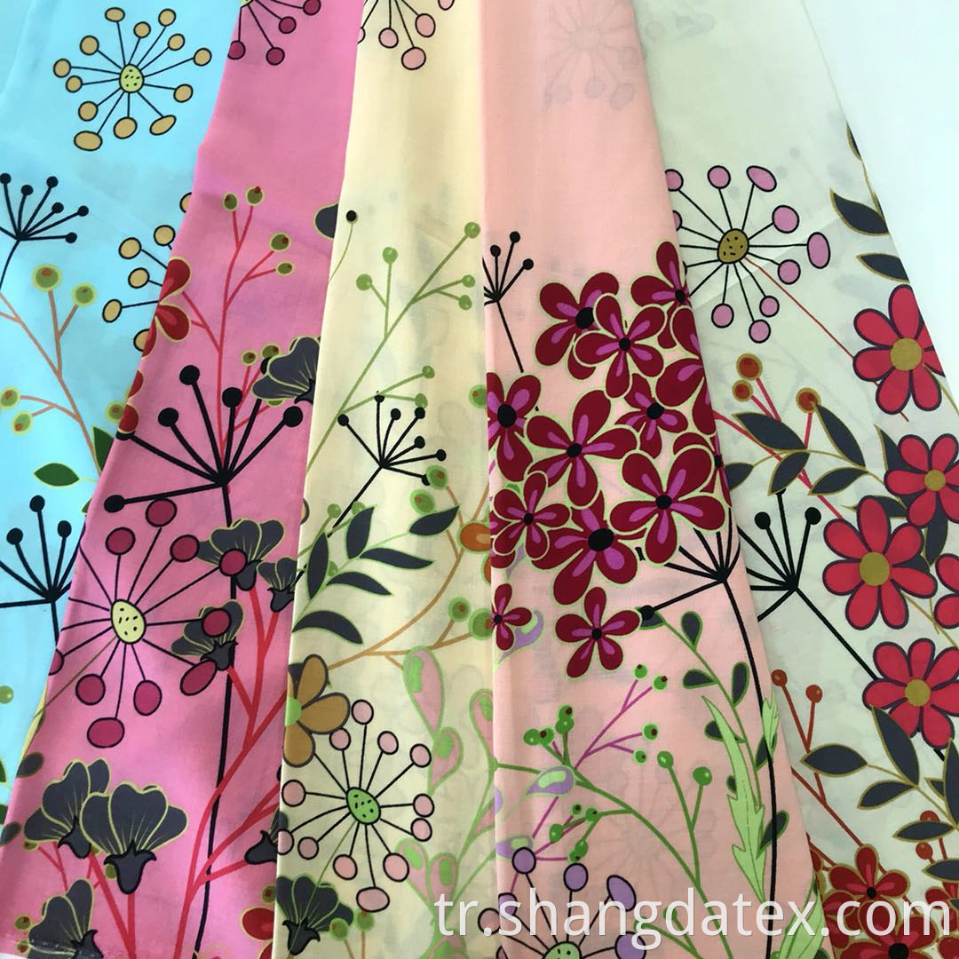 colorful ground rayon fabric 